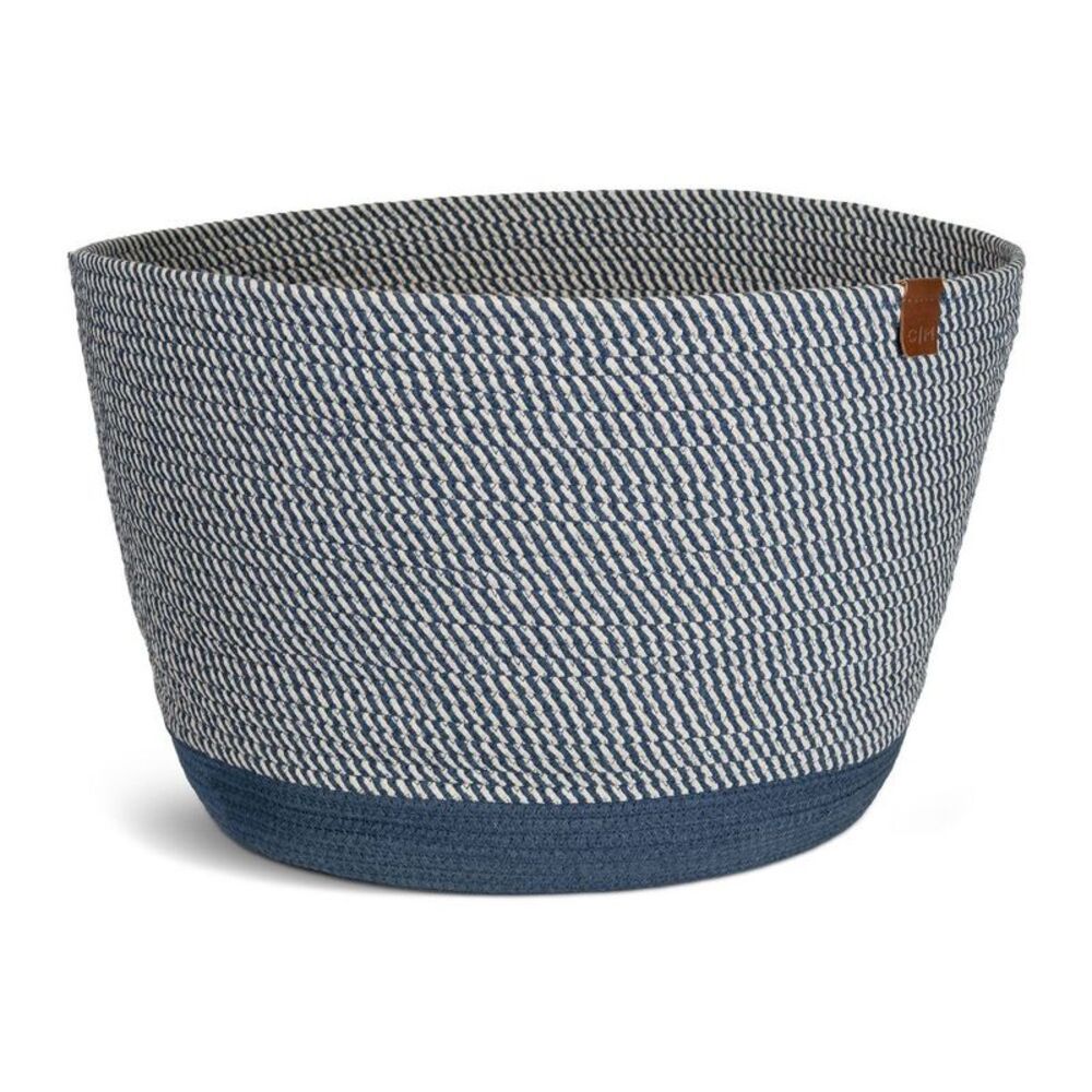 CleverMade XL Rope Basket Navy Noir